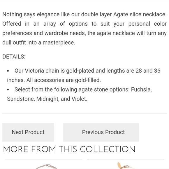 Heather Gardner Agate Slice Necklace - Picture 16 of 16